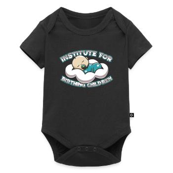Midwife ObstetricIan - Baby Premium short-sleeve bodysuit - black - Front
