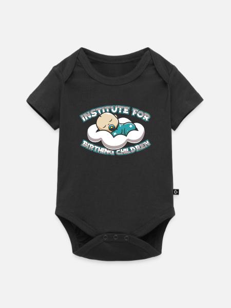Hebamme Geburtshelfer - Baby Premium Kurzarmbody - Schwarz
