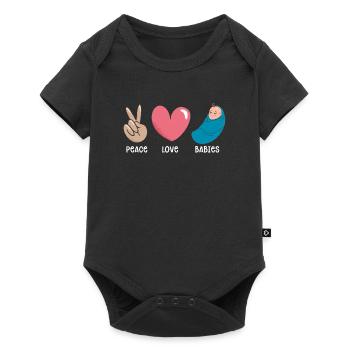 Midwife ObstetricIan - Baby Premium short-sleeve bodysuit - black - Front