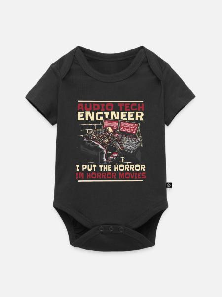 Tontechniker Sound Audio Engineer - Baby Premium Kurzarmbody - Schwarz