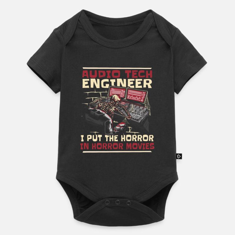 Ingénieur du son Tontechniker - Body à manches courtes Premium Bébé - noir