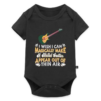 Metal Guitar Hardcore Rock Electric Guitar Guitarist - Baby Premium short-sleeve bodysuit - black - Front