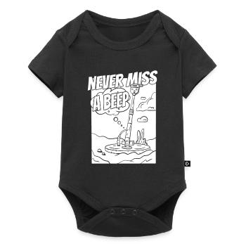 Digging Treasure Metal Detector - Baby Premium short-sleeve bodysuit - black - Front