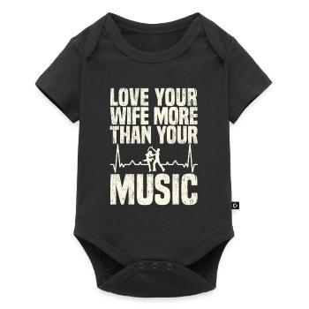 Sound Engineer Sound Engineer Husband - Baby Premium short-sleeve bodysuit - black - Front