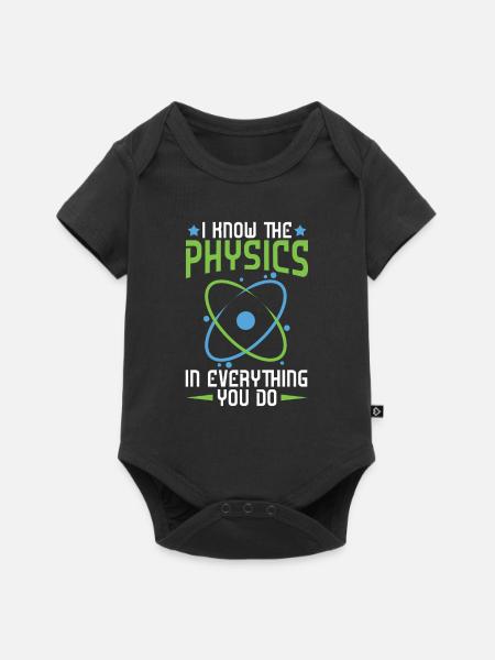 Physik Phyiker Angewandte Physik - Baby Premium Kurzarmbody - Schwarz