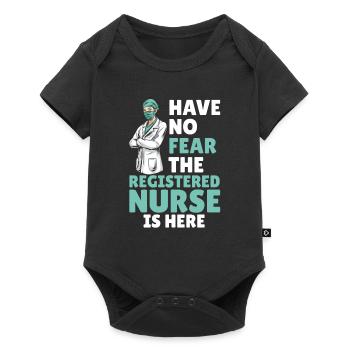 Infirmier - Body à manches courtes Premium Bébé - noir - Devant