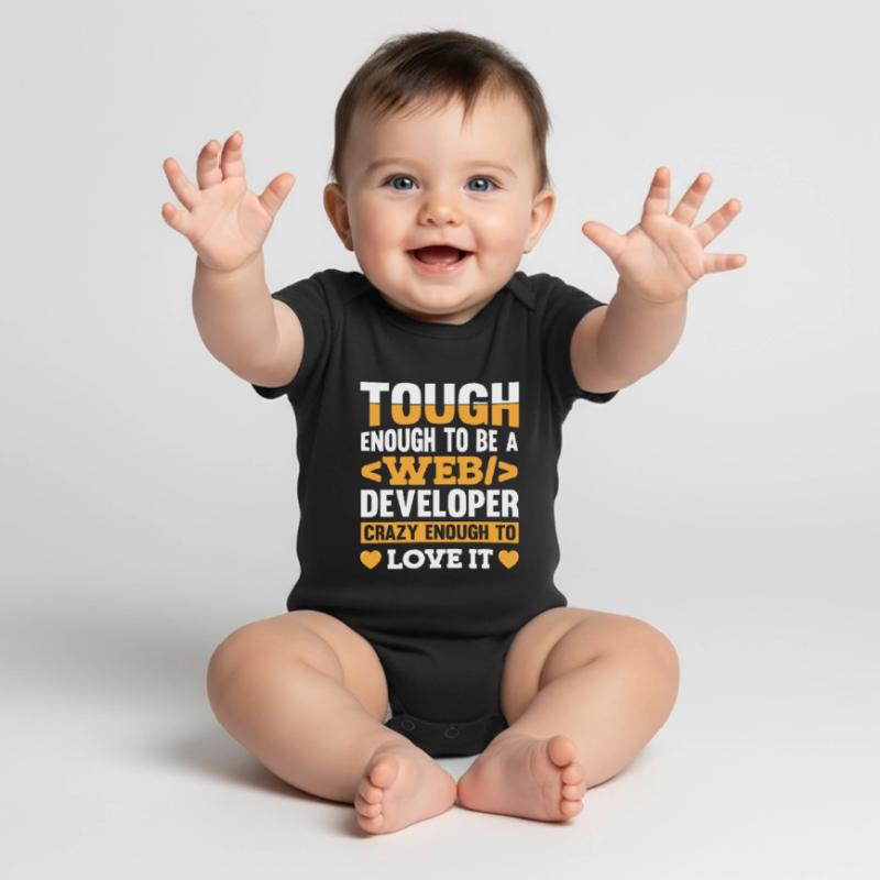 Web Developer Webdeveloper Web Developer Baby Premium short-sleeve bodysuit