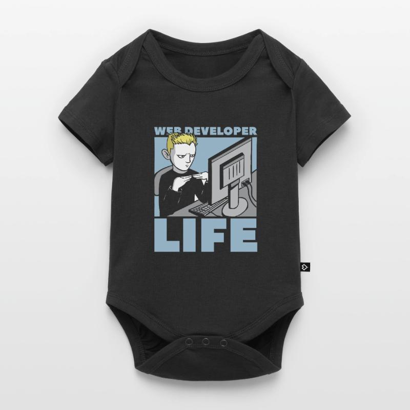 Web Developer Web Developer Web Developer Baby Premium short-sleeve bodysuit