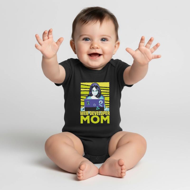 Web Developer Web Developer Web Developer Baby Premium short-sleeve bodysuit