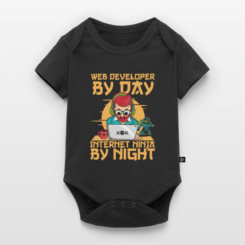 Web Developer Web Developer Web Developer Baby Premium short-sleeve bodysuit