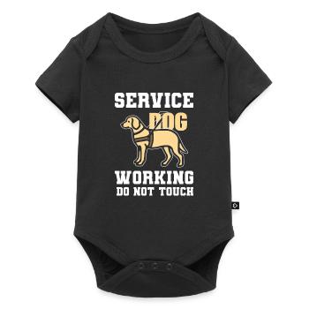 Dog trainer Dog trainer - Baby Premium short-sleeve bodysuit - black - Front