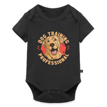 Dog trainer Dog trainer - Baby Premium short-sleeve bodysuit - black - Front