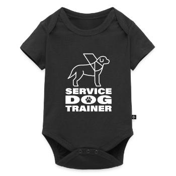 Dog trainer Dog trainer - Baby Premium short-sleeve bodysuit - black - Front