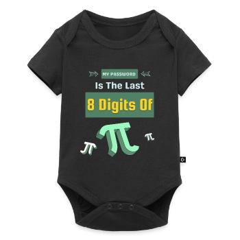 Mon mot de passe est les 8 derniers chiffres de Pi Cool - Body à manches courtes Premium Bébé - noir - Devant