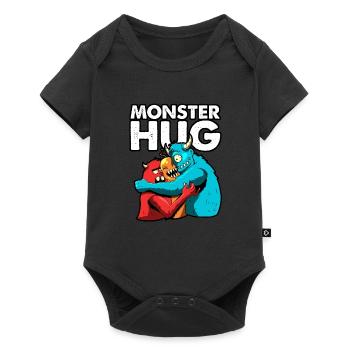 Halloween Monster - Baby Premium short-sleeve bodysuit - black - Front