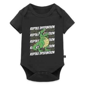 Drôle de dinosaure Trex Reptile Dysfunction - Body à manches courtes Premium Bébé - noir - Devant