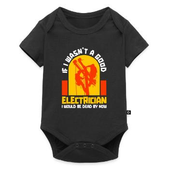 Électricien Technicien en électronique Électricien de construction - Body à manches courtes Premium Bébé - noir - Devant