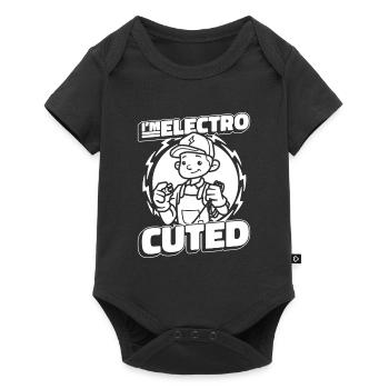 Electrician Electronics technician Construction electrician - Baby Premium short-sleeve bodysuit - black - Front