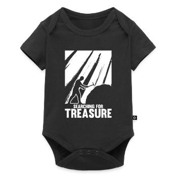 Prospectors Digging Treasure - Baby Premium short-sleeve bodysuit - black - Front