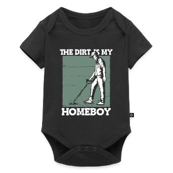Prospectors Digging Treasure - Baby Premium short-sleeve bodysuit - black - Front