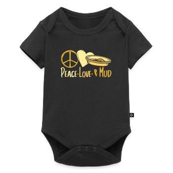 Prospectors Digging Treasure - Baby Premium short-sleeve bodysuit - black - Front
