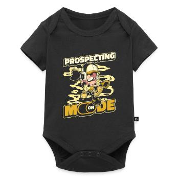 Prospectors Digging Treasure - Baby Premium short-sleeve bodysuit - black - Front