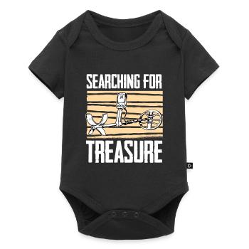 Prospectors Digging Treasure - Baby Premium short-sleeve bodysuit - black - Front