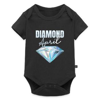 Prospectors Digging Treasure - Baby Premium short-sleeve bodysuit - black - Front