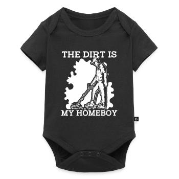 Prospectors Digging Treasure - Baby Premium short-sleeve bodysuit - black - Front