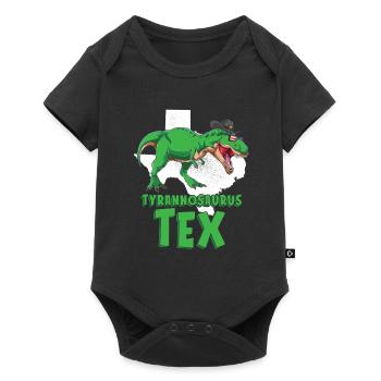 Dinosaur Adult dinosaur - Baby Premium short-sleeve bodysuit - black - Front