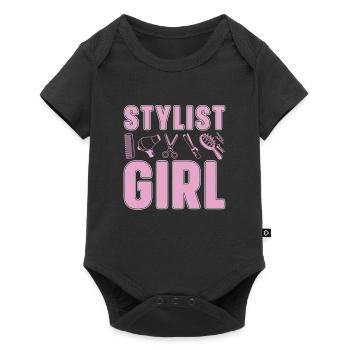 Coiffeur Coiffeur Coiffeur - Body à manches courtes Premium Bébé - noir - Devant