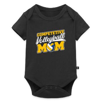 Volleyball Volleyball Player Volleyball Mama - Body à manches courtes Premium Bébé - noir - Devant
