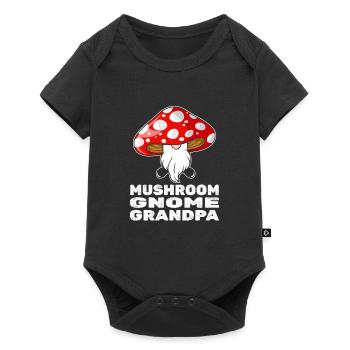 Mushroom pickers Mushrooms Mushroom dwarf - Baby Premium short-sleeve bodysuit - black - Front