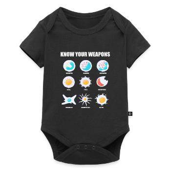 Biology Biologist Children Biology - Baby Premium short-sleeve bodysuit - black - Front