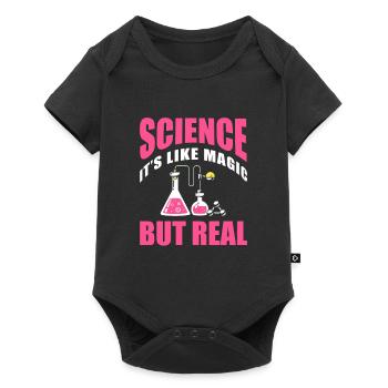 Biologie Biologe Kinder Biologie - Baby Premium Kurzarmbody - Schwarz - Vorne