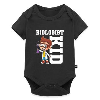 Biology Biologist Children Biology - Baby Premium short-sleeve bodysuit - black - Front