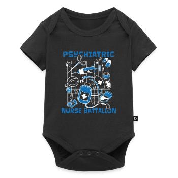 Infirmier - Body à manches courtes Premium Bébé - noir - Devant