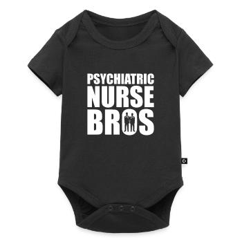 Krankenschwester - Baby Premium Kurzarmbody - Schwarz - Vorne