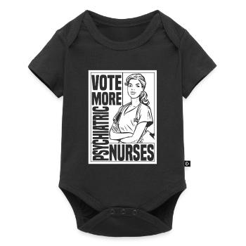 Infirmier - Body à manches courtes Premium Bébé - noir - Devant