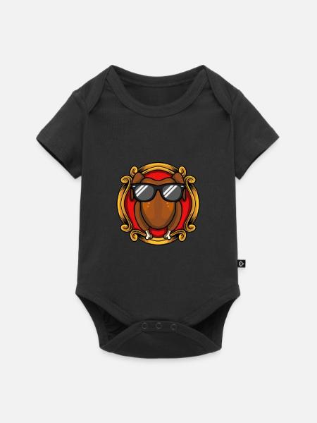 Thanksgiving Witzig - Baby Premium Kurzarmbody - Schwarz