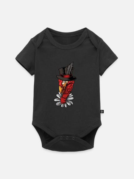 Thanksgiving - Baby Premium Kurzarmbody - Schwarz