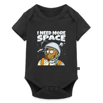 Camel Astronaut I Need More Space - Baby Premium short-sleeve bodysuit - black - Front