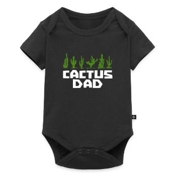 Jardin de cactus - Body à manches courtes Premium Bébé - noir - Devant