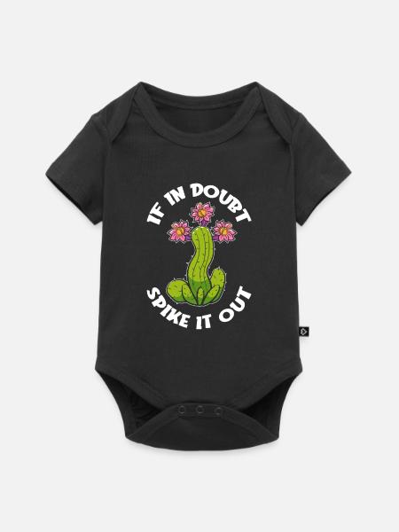 Cactus Jardin Cactus - Body à manches courtes Premium Bébé - noir