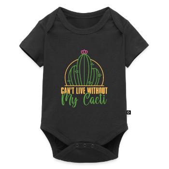 Cactus Jardin Cactus - Body à manches courtes Premium Bébé - noir - Devant