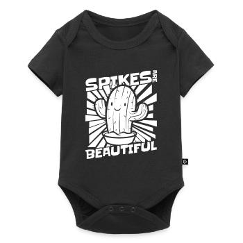 Cactus Jardin Cactus - Body à manches courtes Premium Bébé - noir - Devant