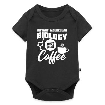 Biologiste Biologiste Café Biologiste moléculaire - Body à manches courtes Premium Bébé - noir - Devant