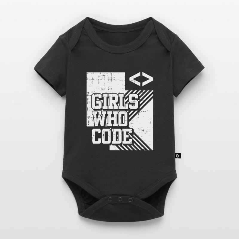 Developer Coder Programmer Girl Baby Premium short-sleeve bodysuit
