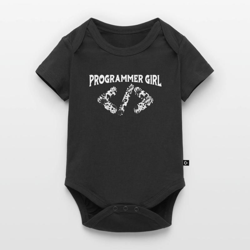 Developer Coder Programmer Girl Baby Premium short-sleeve bodysuit