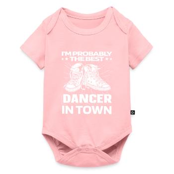 Dancing Dancers Funny - Baby Premium short-sleeve bodysuit - rose - Front